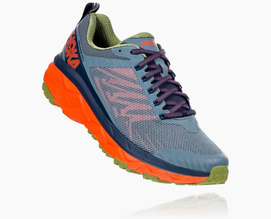 Hoka One One Trainers Mens Navy - Challenger ATR 5 - 04657GZSB